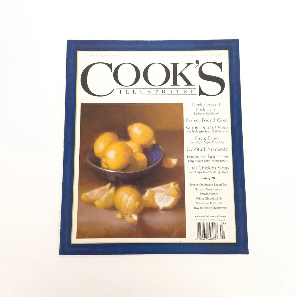 2007 Cook's Illustrated Cooking Magazine Back Issues Lot of 6‎ Complete Year